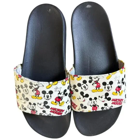 Disney Mickey Mouse Slide Sandals – Size 11/12 - Picture 1 of 4